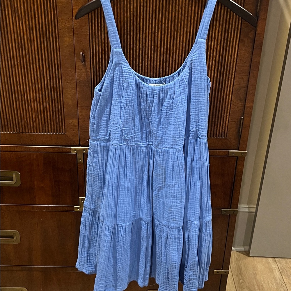 Z Supply Blue Gauze  Sleeveless dress